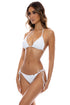 Luli Fama Pura Curiosidad Wavy Ruched Back Tie Side Bottom